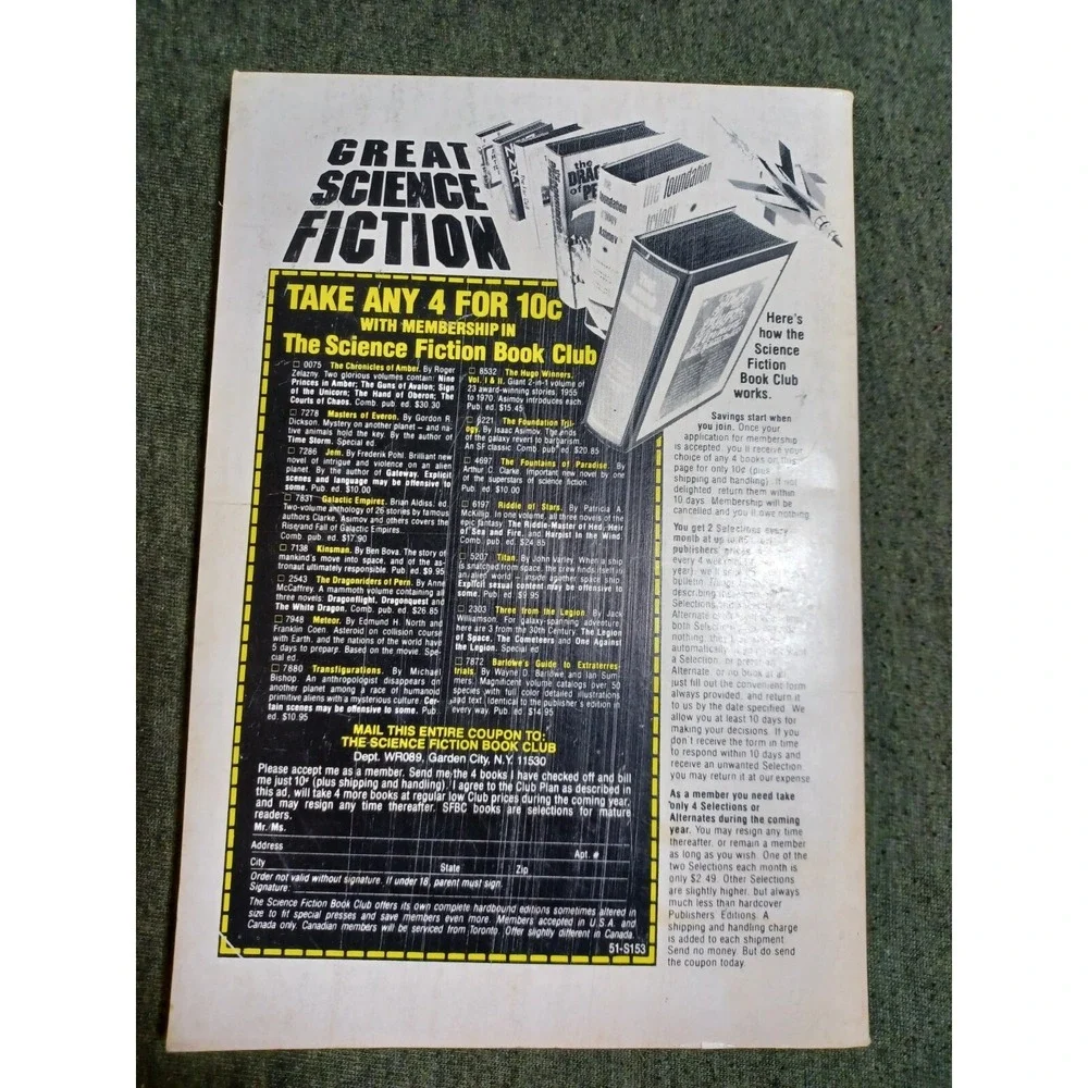 February 1980 Isaac Asimov's Science Fiction Magazine Gene Wolfe Sharon Webb